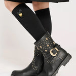 Calzini Alti Parigine In Caldo Cotone Bambina ANGEL'S FACE SOCKS - Angel's Face - LuxuryKids