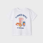 T-Shirt Con Stampa In Cotone Sostenibile Neonato MAYORAL 3012 - MAYORAL - Luxury Kids