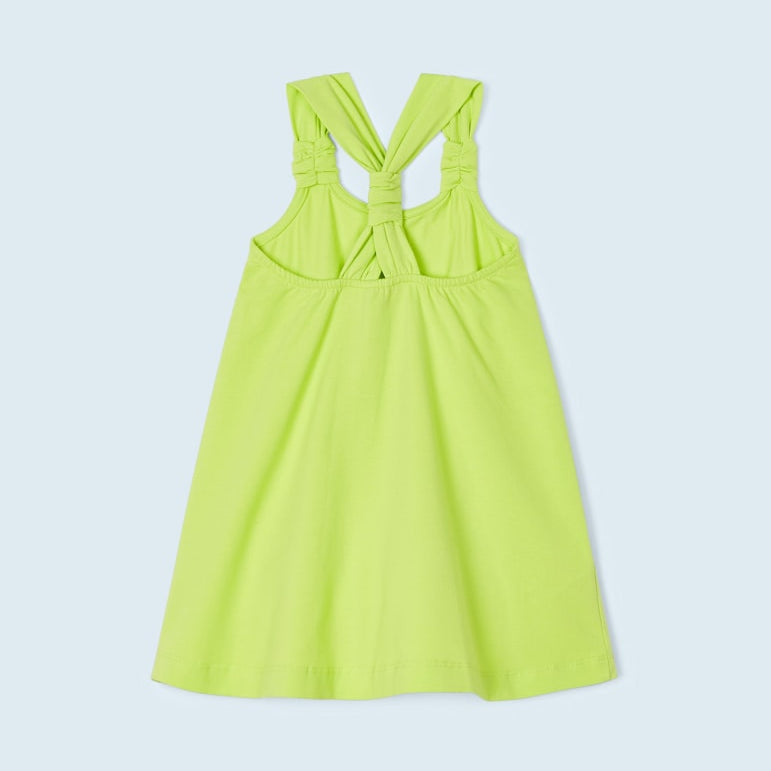 Abito Con Applicazioni In Cotone Sostenibile Bambina MAYORAL 3944 - MAYORAL - Luxury Kids