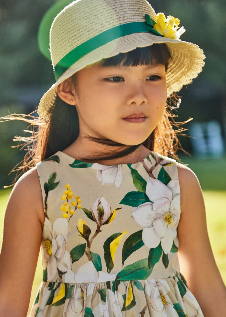 Abito Stampato In Cotone Bambina MAYORAL 3917 - MAYORAL - Luxury Kids